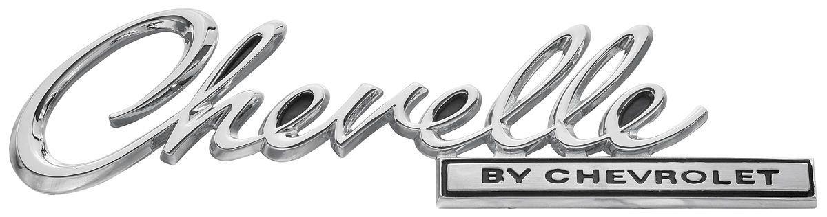 Chevelle Logo - Trunk Lid Emblem, 1969 