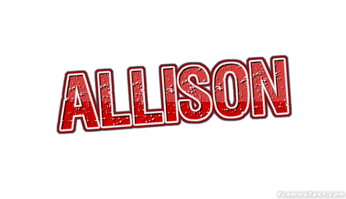 Allison Logo - United States of America Logo | Free Logo Design Tool from Flaming Text