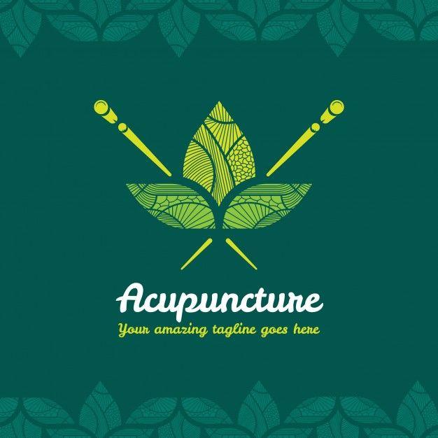 Acupuncture Logo - Acupuncture logo design Vector | Free Download