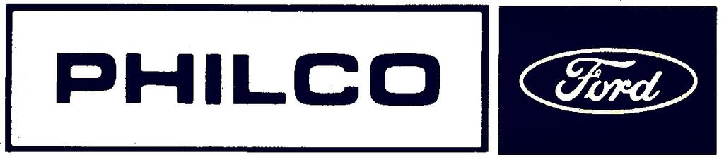 Philco Logo - PHILCO-FORD KICKS OFF HP AND TEENY PHONOGRAPH . . . OCTOBER 21, 1967 –
