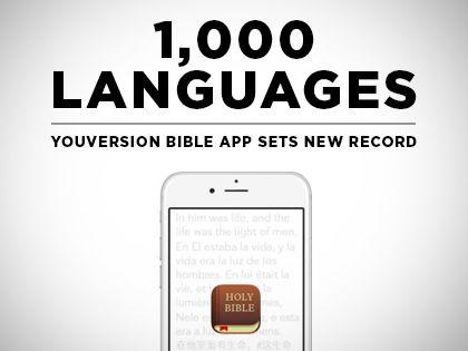 YouVersion Logo - 1,000 Languages: YouVersion Bible App Sets New Record