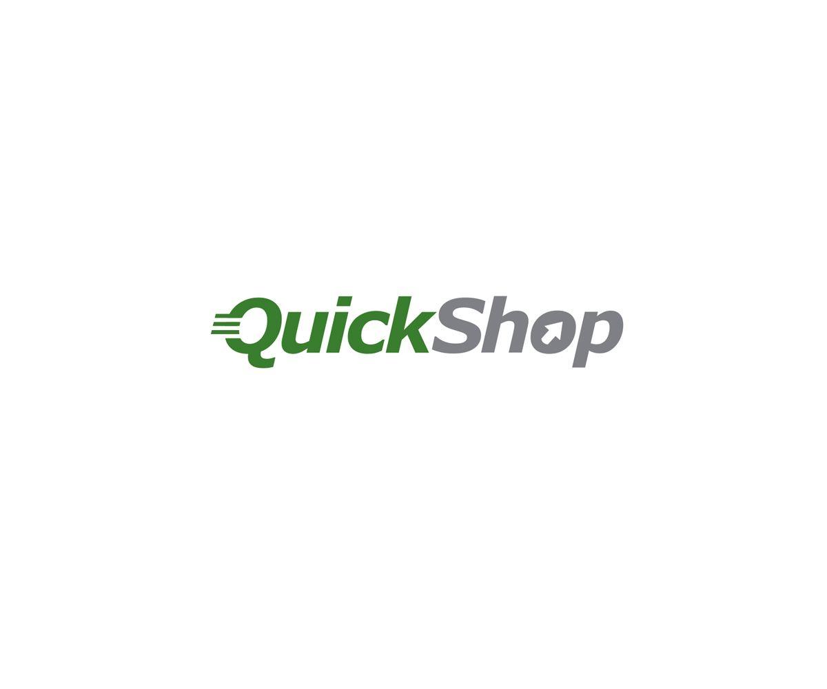Quick Logo - Upmarket, Bold, Online Shopping Logo Design for Quick Shop or