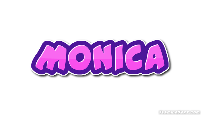 Monica Logo - Monica Logo | Free Name Design Tool from Flaming Text