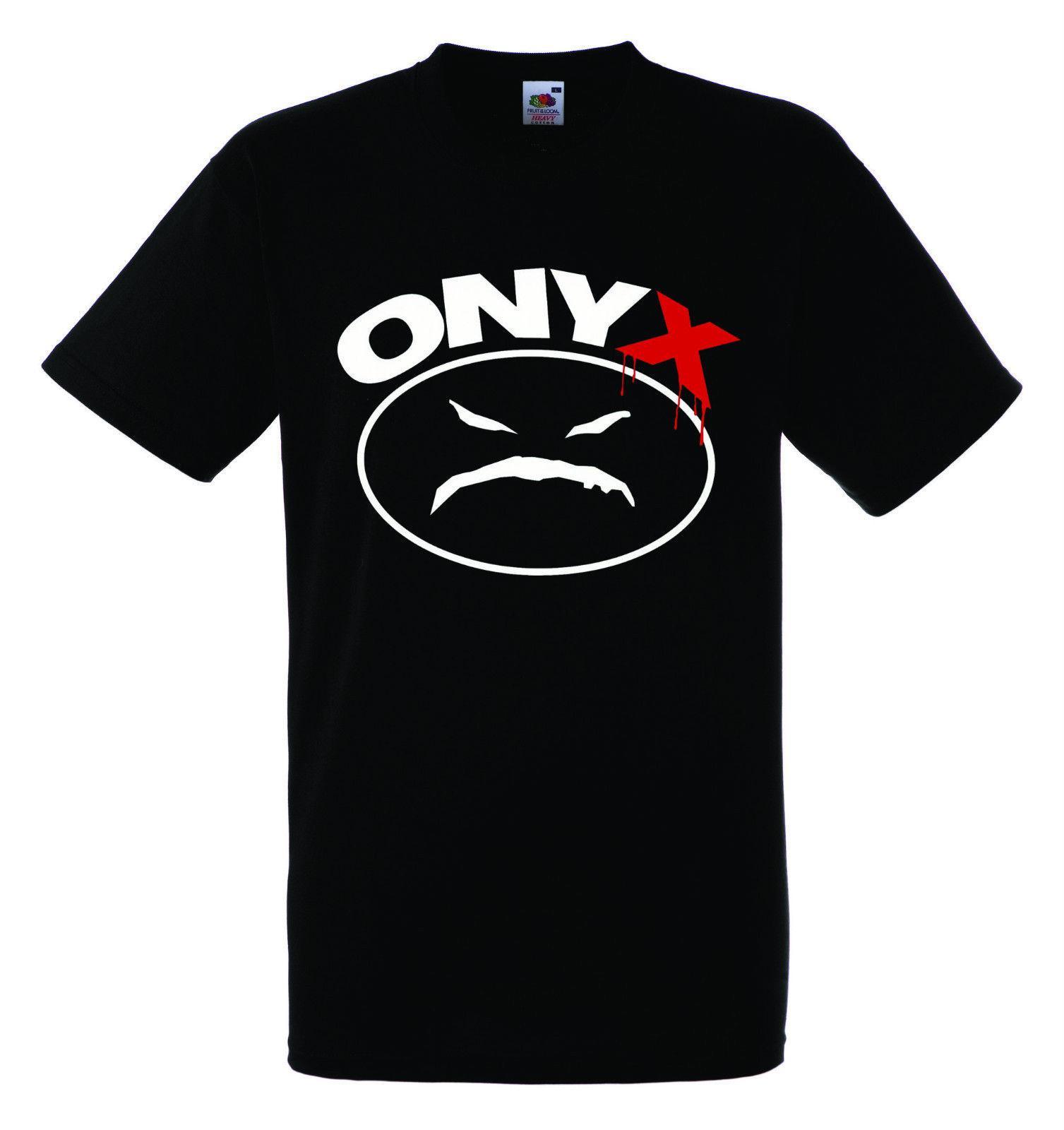 Onyx Logo - 100% cotton casual short ONYX LOGO Black New T-shirt Rock T-shirt Rock Band  Shirt Casual male tshirt men tops tees Free shipping tees