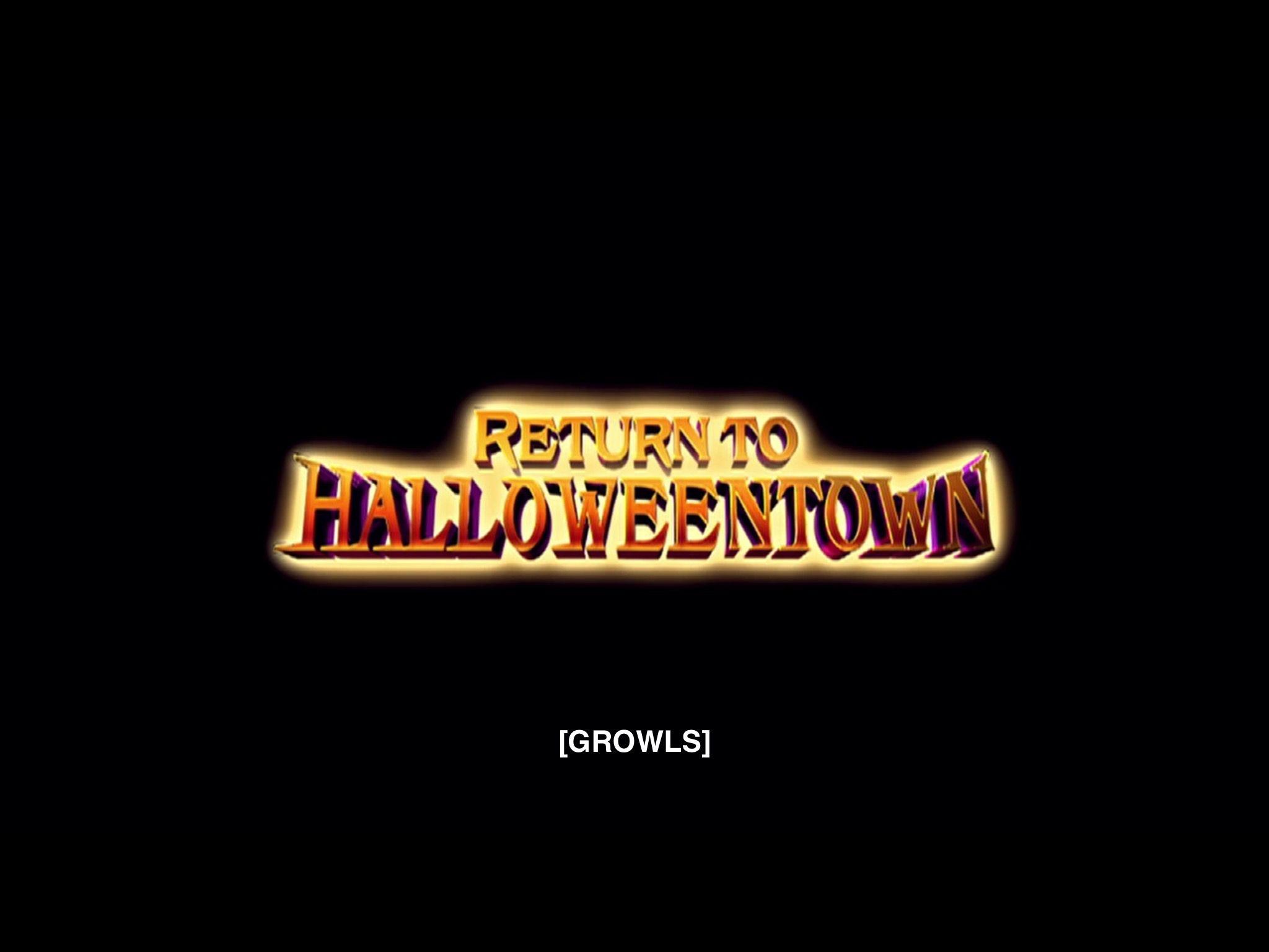 Halloweentown Logo - Halloween Film Review: Return To Halloweentown dir. David