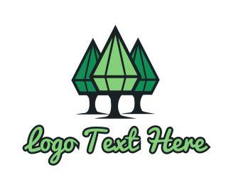 Trees Logo - Diamond Trees Logo