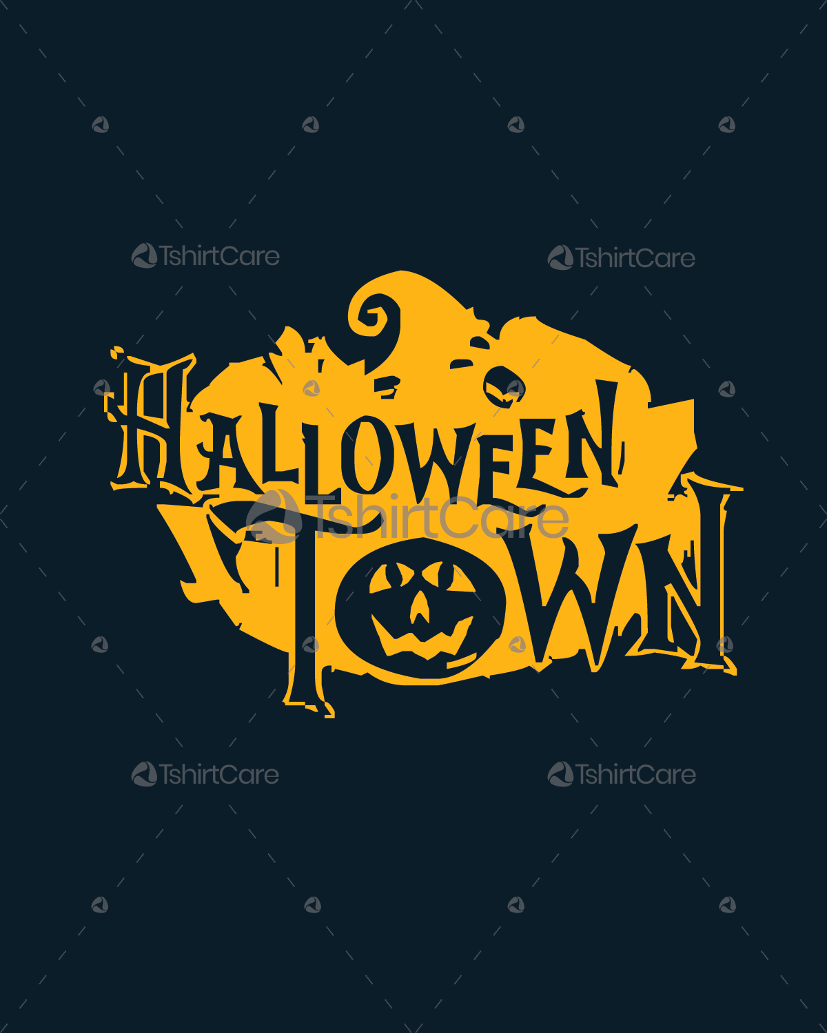 Halloweentown Logo - Halloween town T shirt Design Happy Halloween Day Tee shirts for Men & Women