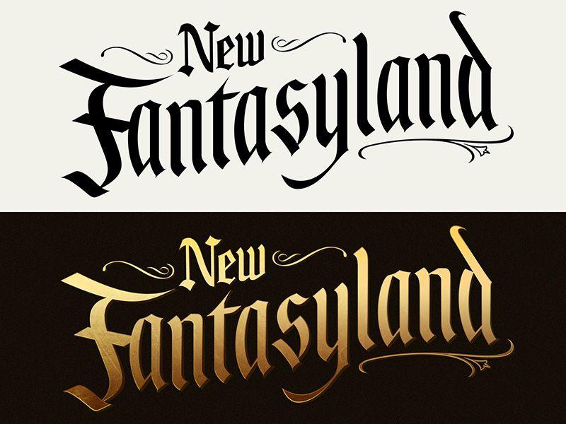 Fantasyland Logo - New Fantasyland Logo by Brad Hall | Dribbble | Dribbble