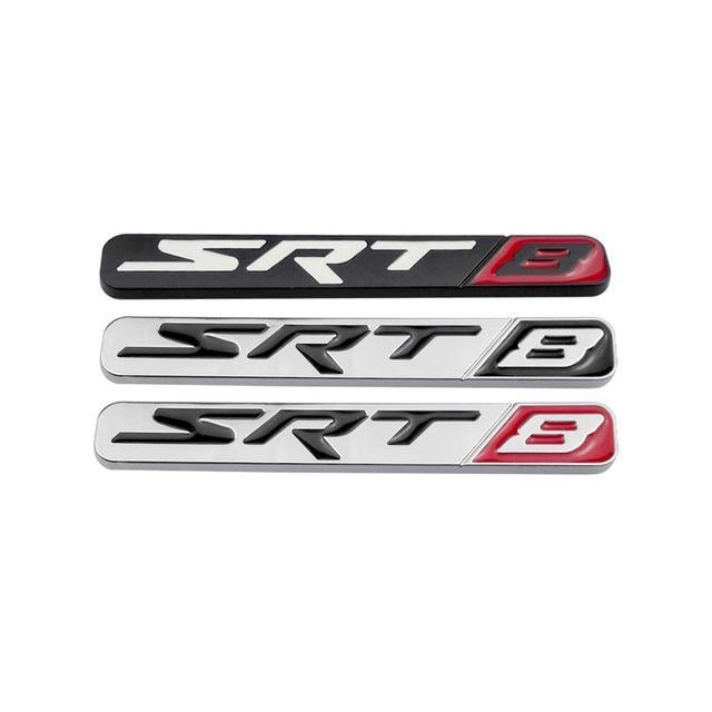 SRT8 Logo - US $8.09 10% OFF. 2PCS Car Accessories SRT8 Logo Emblem Badge Metal Car Sticker For Dodge Charger Challenger Chrysler 300 Jeep Grand Cherokee In Car