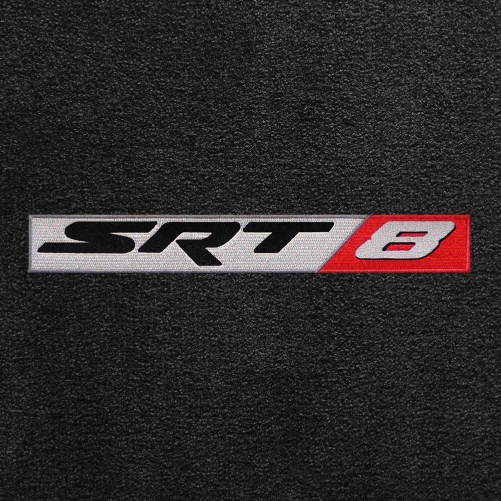 SRT8 Logo - 2011 2016 Dodge Challenger SRT8 Logo Lloyd Luxe 2 Piece FLOOR MAT SET Ebony