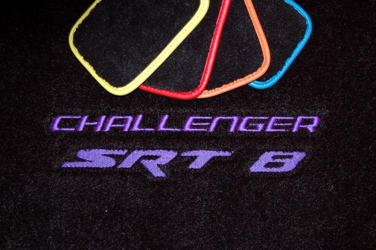 SRT8 Logo - Challenger SRT8 Floor Mats - Orange Logo & Trim