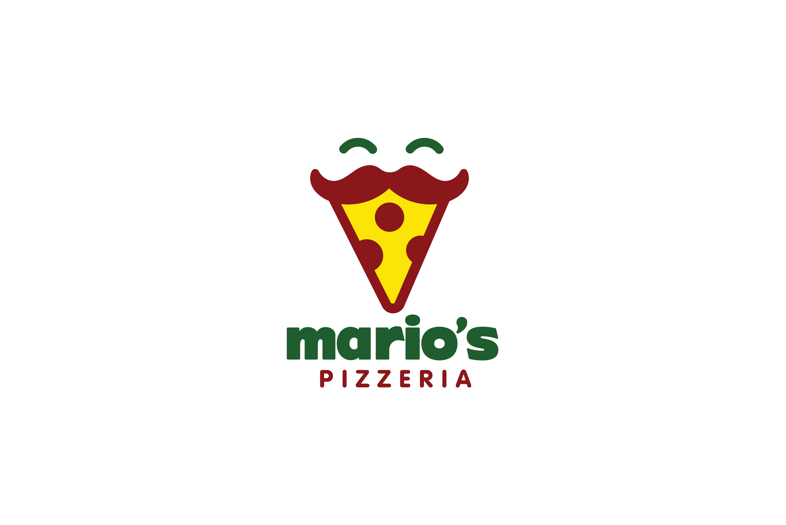 Pizzeria Logo - Mario's Pizzeria