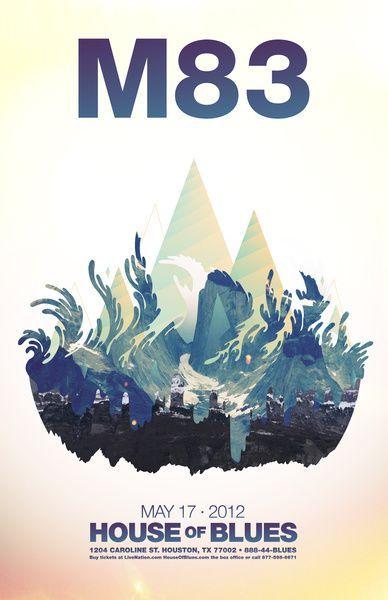 M83 Logo - M83 Art Print I really want this poster for my house. | Music ...