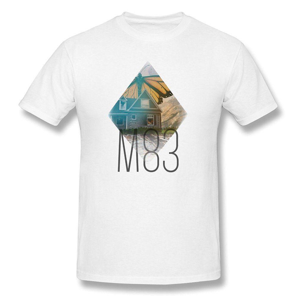 M83 Logo - Amazon.com: WunoD Men's M83 Band Logo T-Shirt: Books
