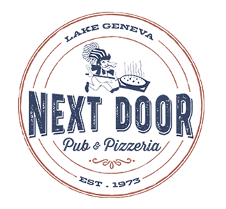 Pizzeria Logo - Next Door Pub & Pizzeria - Lake Geneva, WI 53147 (Menu & Order Online)