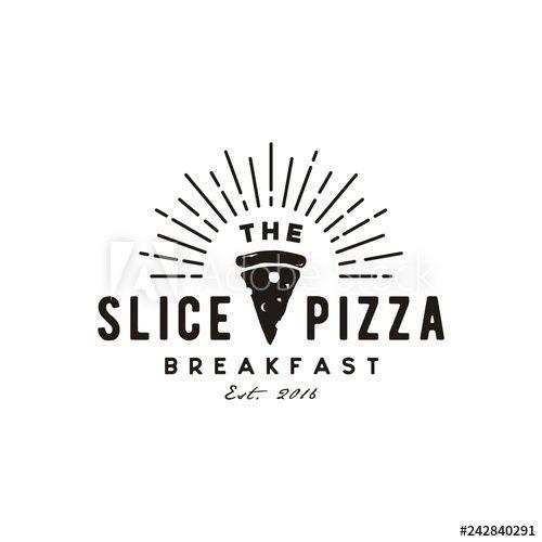 Pizzeria Logo - Rustic Retro Vintage Pizza / Pizzeria logo design - Buy this stock ...