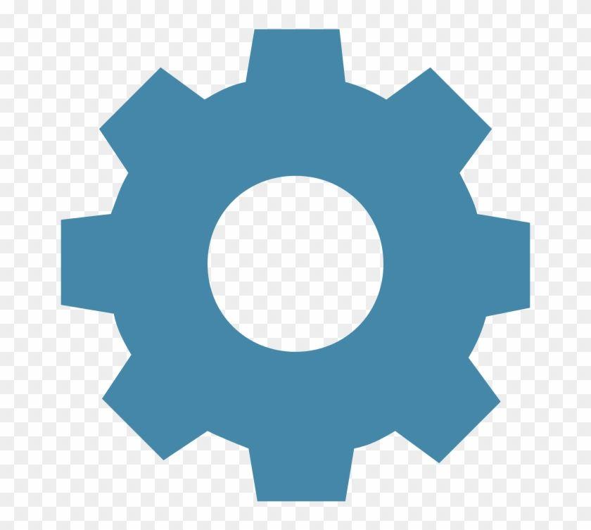 Cog Logo - File - Wikifont Unie018 - Cog - Blue - Svg - Application Programming ...
