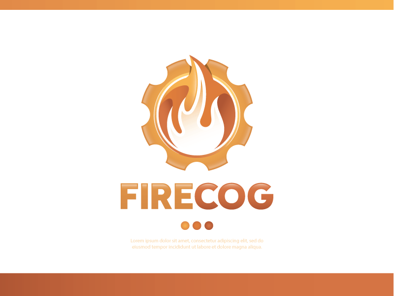 Cog Logo - Fire Cog Logo by Denis Kurtovic on Dribbble