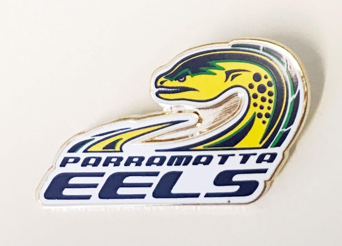 Eel Logo - Parramatta Eels Old Eel NRL Team Logo Collectable Lapel Hat Tie ...