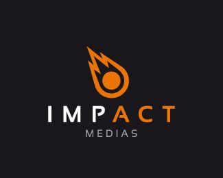 Impact Logo - impact medias Designed