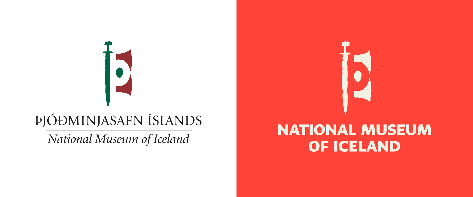 Iceland Logo - Brand New: New Identity for National Museum of Iceland by Jonsson ...