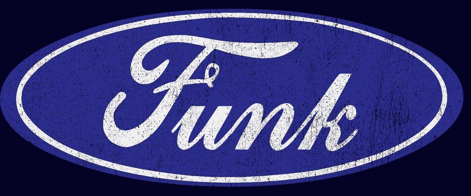 Funk Logo - Distressed Funk Logo T-Shirt / Navy – Future Past Clothing