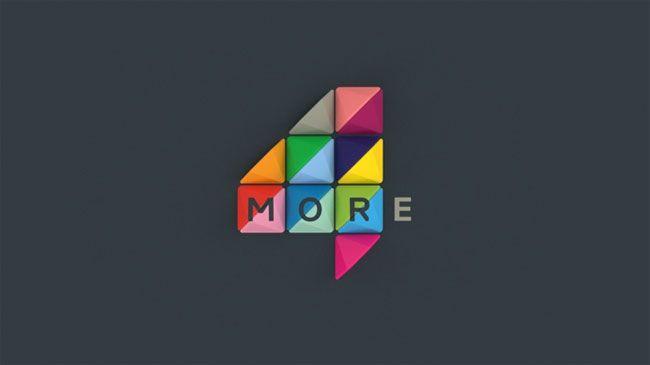 More4 Logo - More4 idents and visual identity, designed by ManvsMachine, London