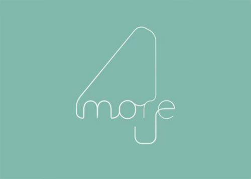 More4 Logo - More4 rebrand options. Logo Design Love
