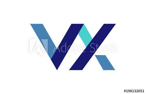 VX Logo - VX Ribbon Letter Logo - Buy this stock vector and explore similar ...