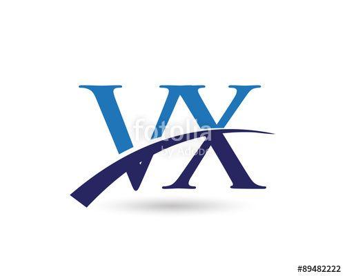 VX Logo - VX Letter Logo Swoosh Stock Image And Royalty Free Vector Files