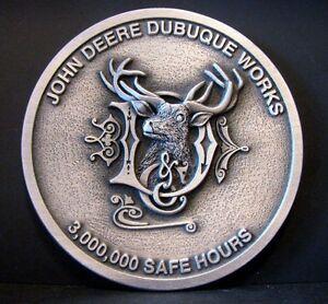 1884 Logo - John Deere Dubuque 1999 Safety Award Backhoe Medallion Ltd Ed 1884 ...