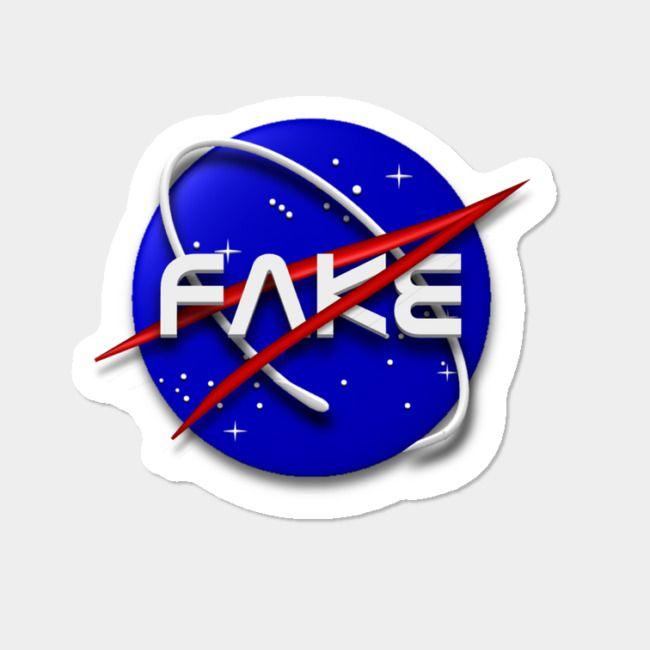 Fake Logo - Fake NASA Meatball Logo Sticker By Jeranism Design By Humans
