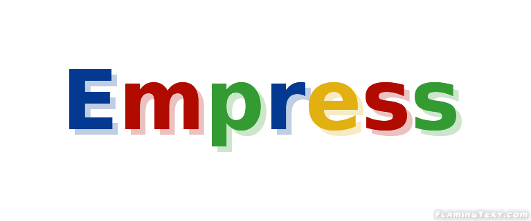Empress Logo - United States of America Logo | Free Logo Design Tool from Flaming Text