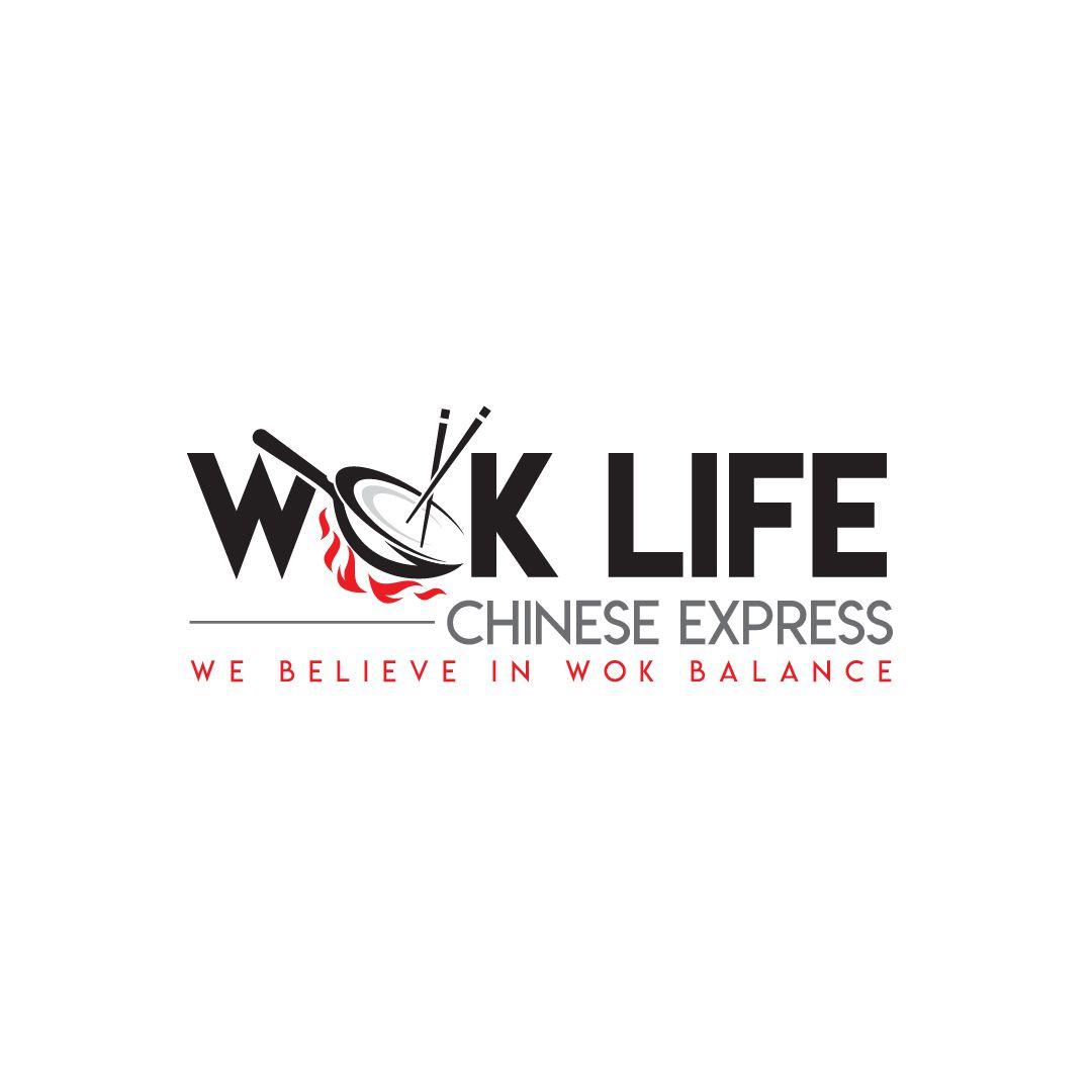 Wok Logo - Logo Design For Wok Life Chinese Express We Believe In Wok Life