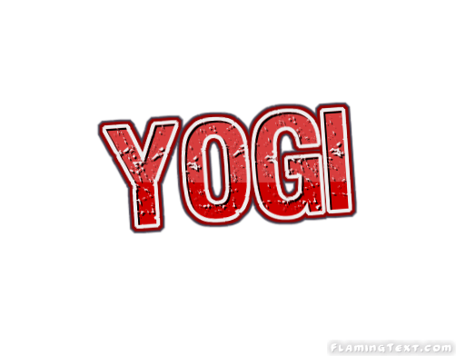 Yogi Logo - Yogi Logo. Free Name Design Tool from Flaming Text