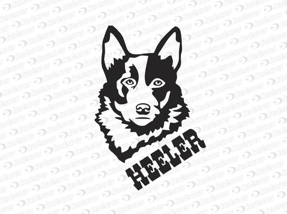 Heeler Logo - Adesivos Countryão Boiadeiro ( Blue Heeler )