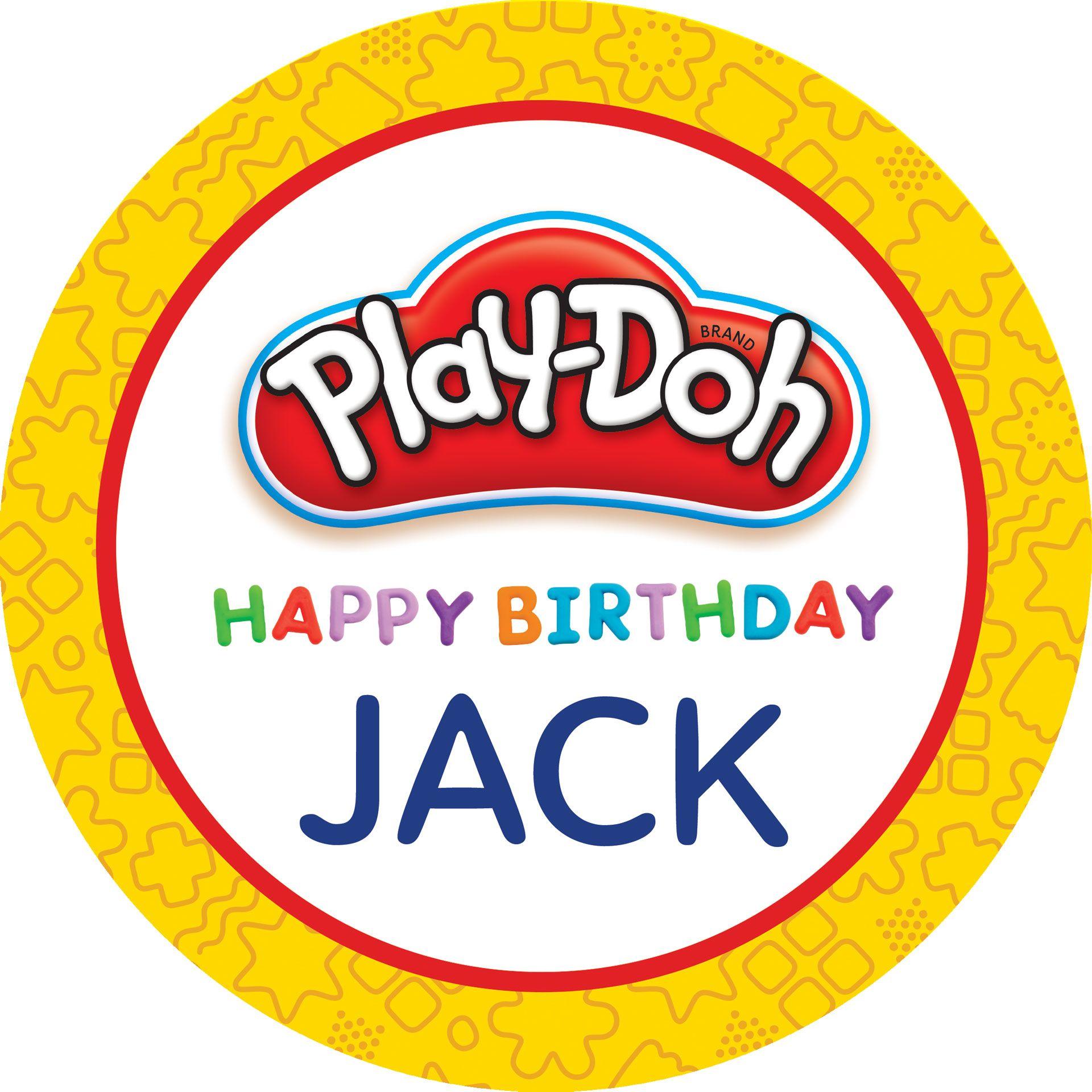 Play-Doh Logo - Play-Doh Personalized Stickers