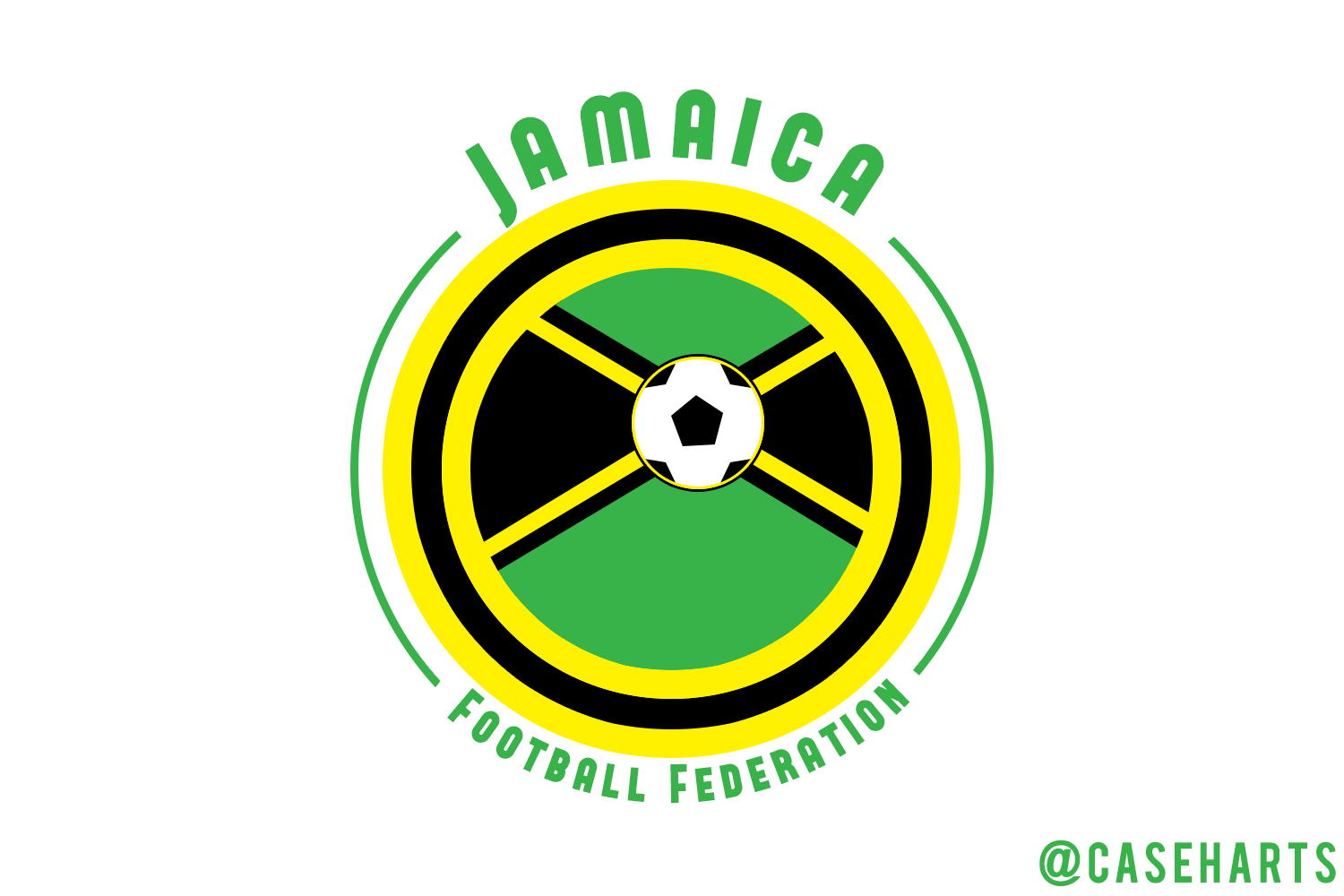 Jamaican Logo - I redid Jamaica's National (football/soccer) Team Logo : Jamaica