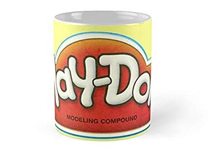 Play-Doh Logo - Hued Mia Vintage Play Doh Logo Mug Mug