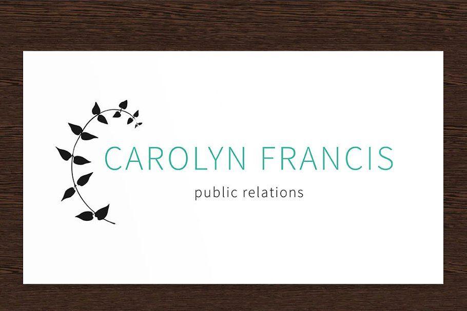 Carolyn Logo - Carolyn Francis PR Logo - PSD