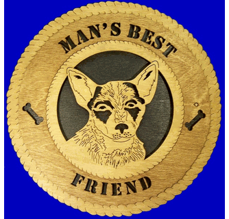 Heeler Logo - 3-D AUS CATTLE DOG - BLUE HEELER