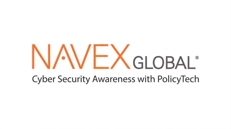 NAVEX Logo - NG - PolicyTech: Connect policies with cyber security training