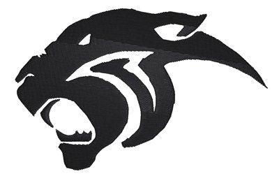 Panther Logo - Black Panther Logo Embroidery Design