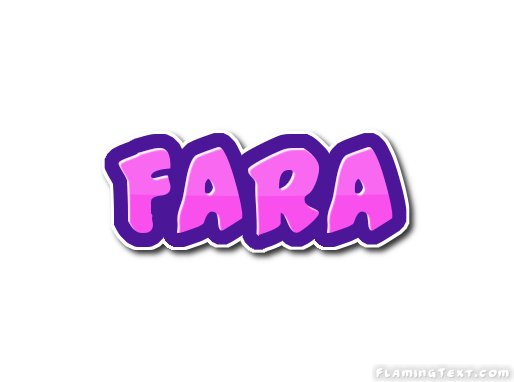 Fara Logo - Fara Logo | Free Name Design Tool from Flaming Text