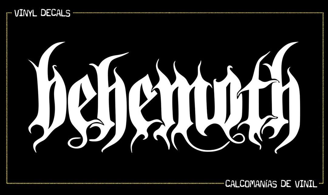 Behemoth Logo - Behemoth - Logo 6x3