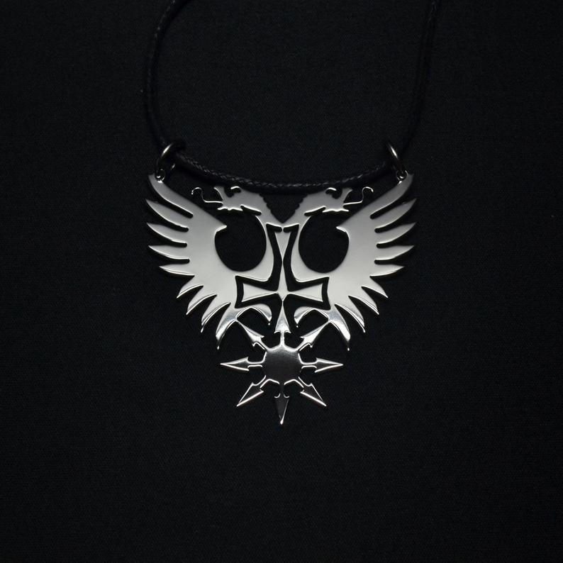 Behemoth Logo - Behemoth Pendant Necklace Eagle Logo Symbol Satan