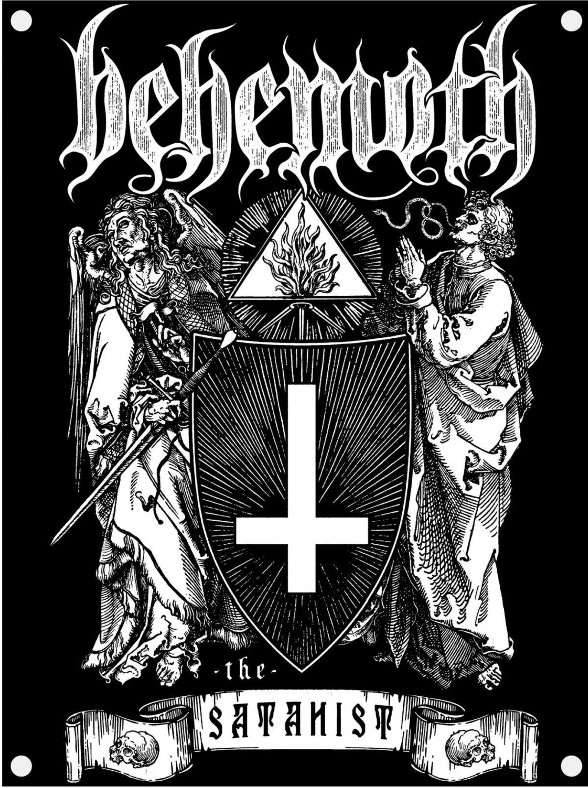 Behemoth Logo - Behemoth 'The Satanist' Flag