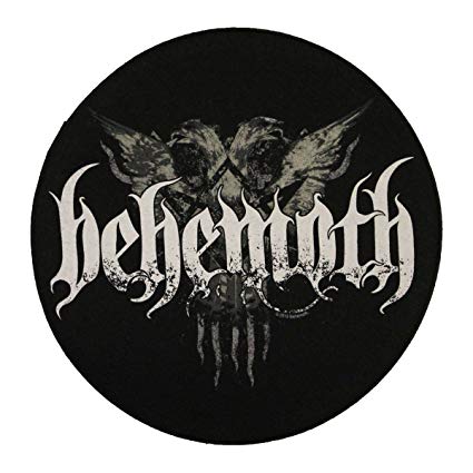 Behemoth Logo - XLG Behemoth Logo Back Patch Black Death Metal Band