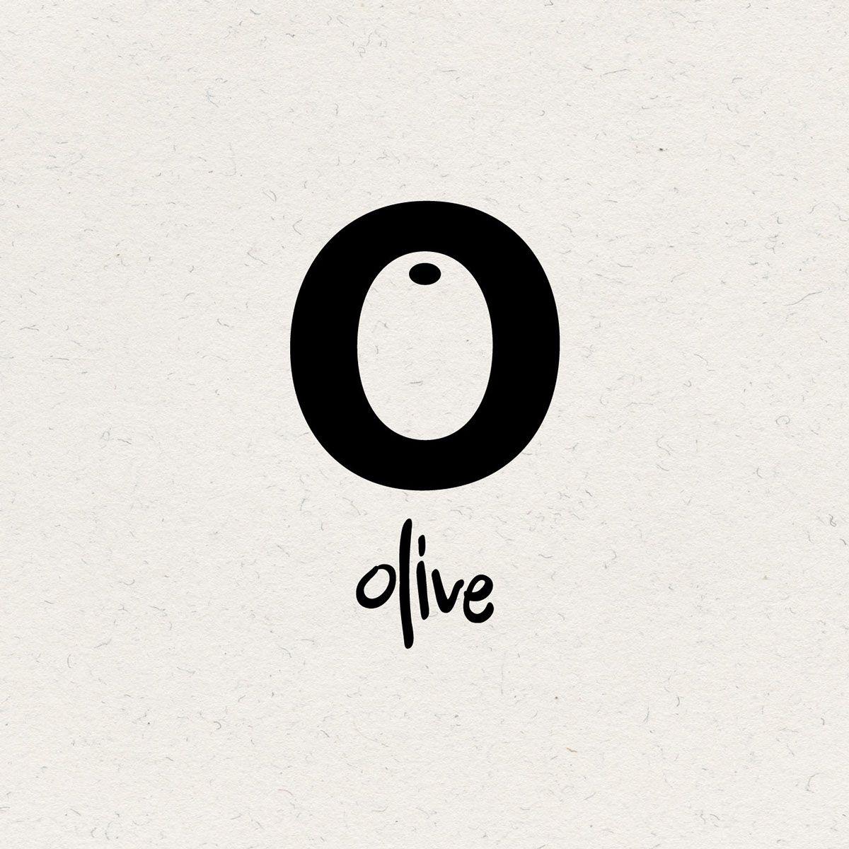 Olive Logo - i like the font on the olive inside the o. the 'o' itself however ...