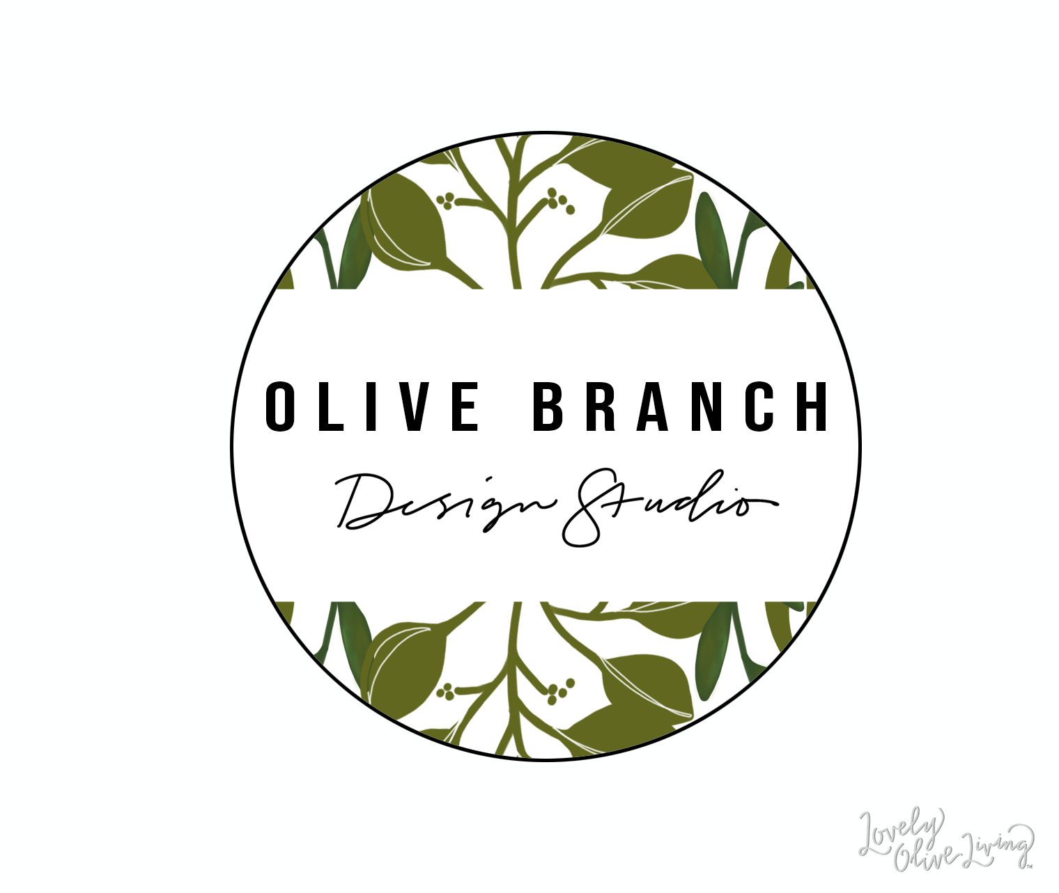 Olive Logo - Semi-Custom Logo Design - Olive Branch